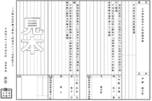 Old koseki family register record sample